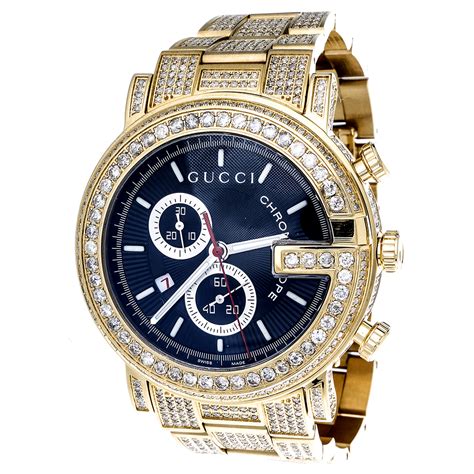 gucci diamond watch mens